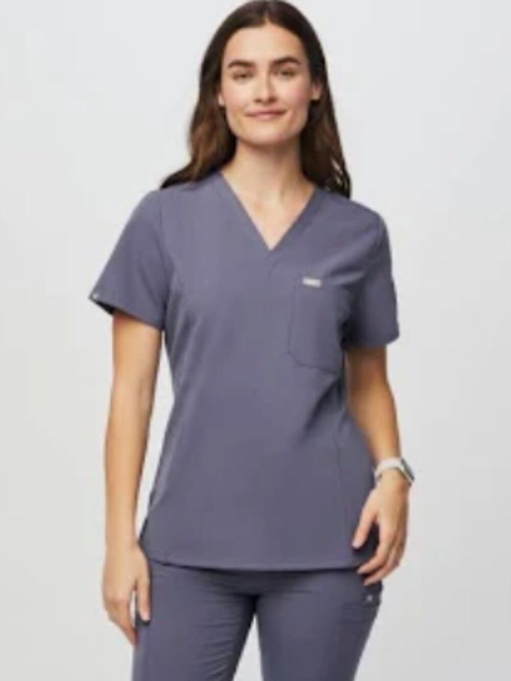 Space Navy FIGS Catarina One Pocket Scrub Top